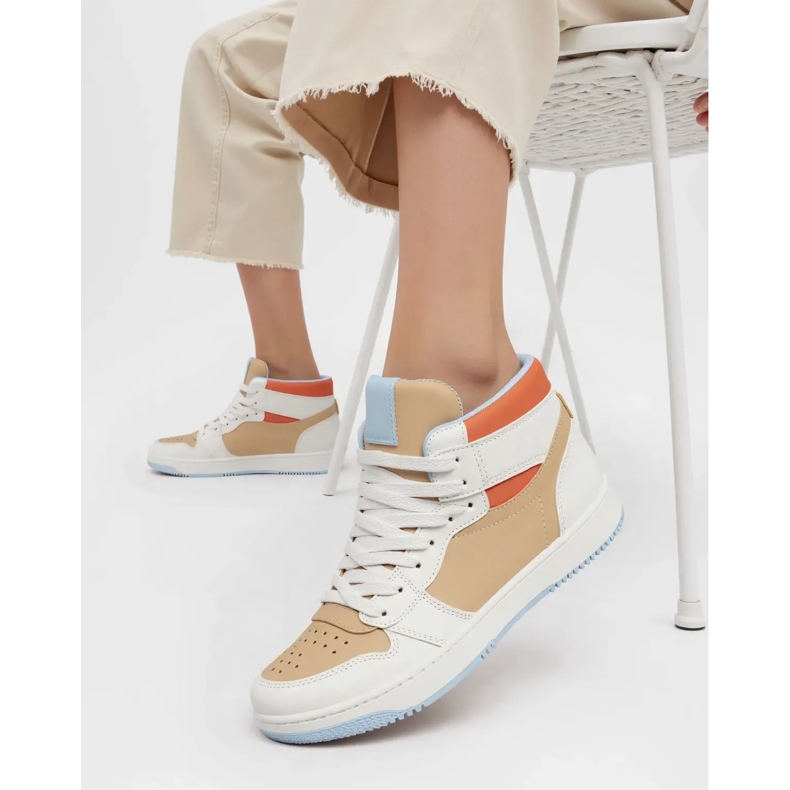 Tênis femininos Veltor White/Khaki 1