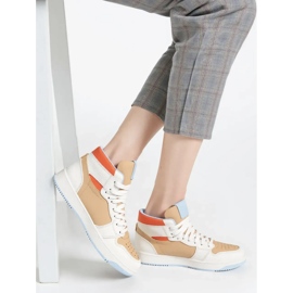 Tênis femininos Veltor White/Khaki 2