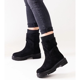 D/CEO Botins pretos com meia Ralia 1
