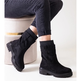 D/CEO Botins pretos com meia Ralia 2 D/CEO Botins pretos com meia Ralia 2