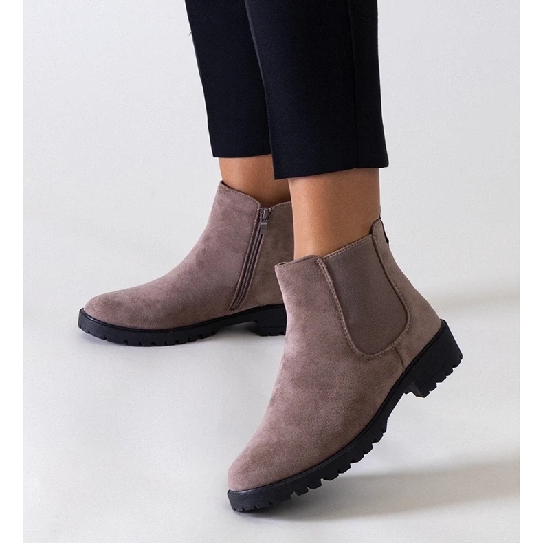 D/CEO Botas casuais clássicas marrons com eco-zamsz salara castanho 1