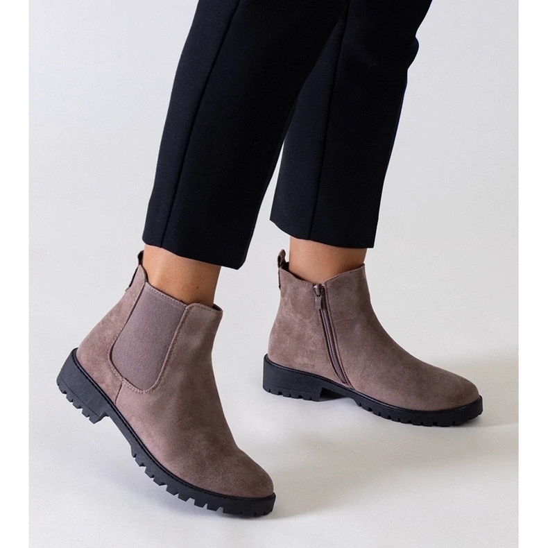 D/CEO Botas casuais clássicas marrons com eco-zamsz salara castanho 2