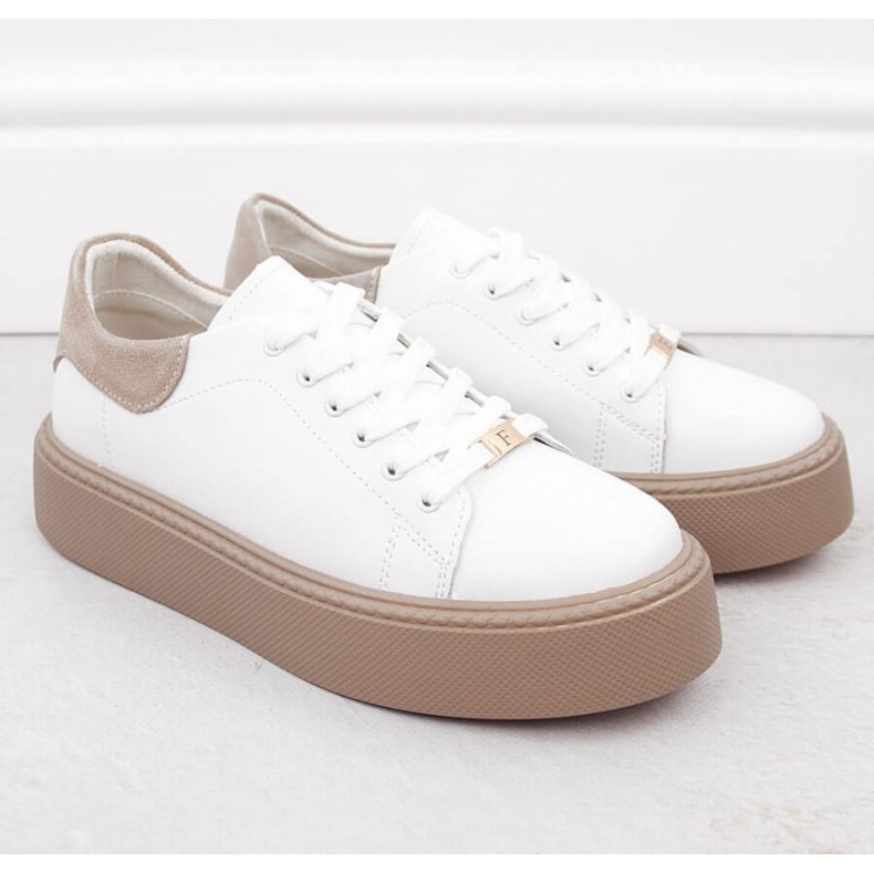 Sapatos esportivos na plataforma Filippo Paw546a branco 1