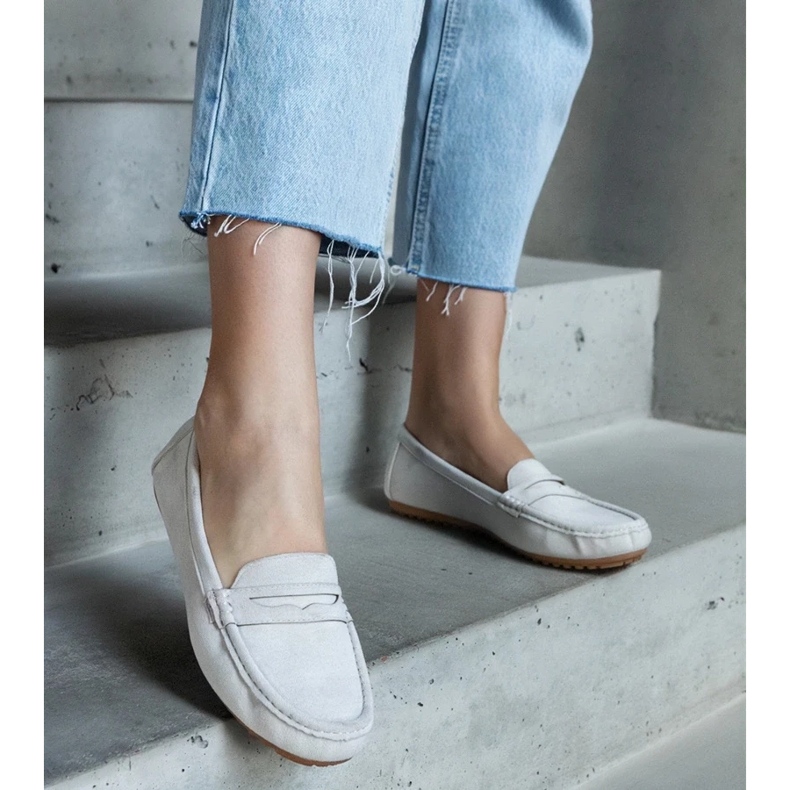 D/CEO Mocassins cinza em camurça ecológica Cellarengo 2