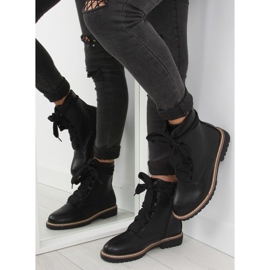 Botas pretas com atacadores 8308 pretas preto 2