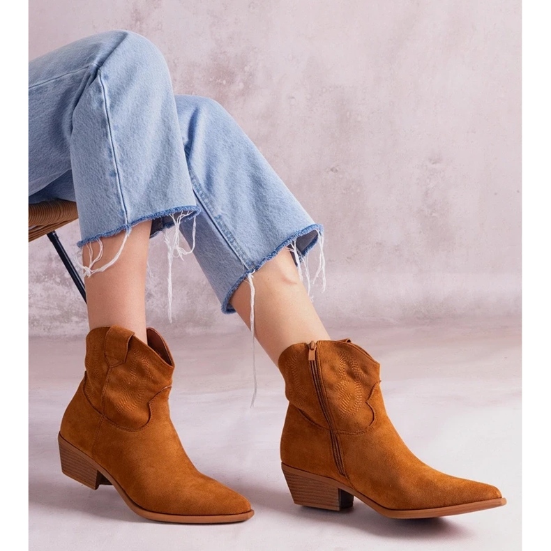 D/CEO Botins castanhos Erinne marrom 1