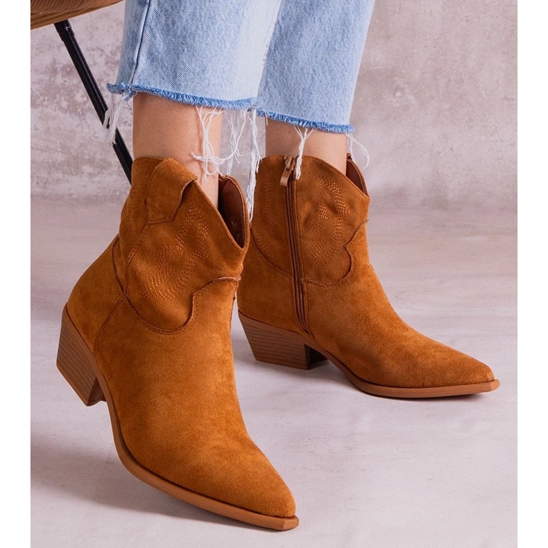 D/CEO Botins castanhos Erinne marrom 2