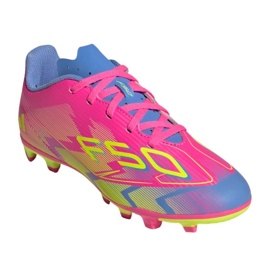 Adidas F50 Club FG/MG JH6422 Sapatos de futebol rosa 1