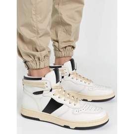 Tênis femininos wysokie rubio branco/preto 2