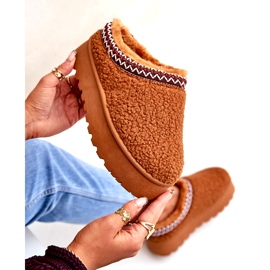 Seastar Botas de neve com plataforma de pele de carneiro camelo com pele castanho 4 Seastar Botas de neve com plataforma de pele de carneiro camelo com pele castanho 4