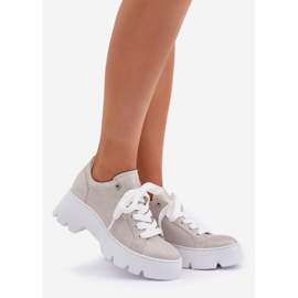 Sneakers Sports Shoes no Chebello 4632 Silver Platform prata 1