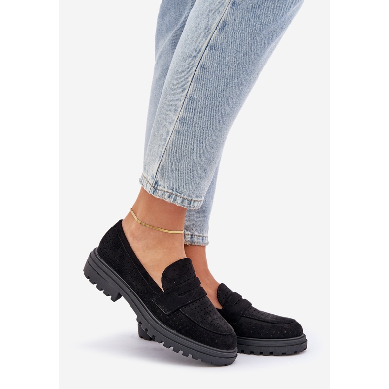 Mocassins Black -Loafers de Mulheres preto 1