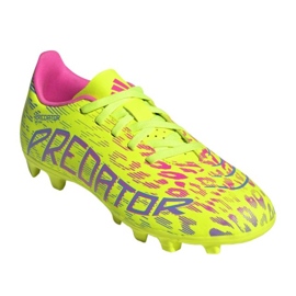 Adidas Predator Club FG/MG ID3811 Sapatos de futebol Amarelo 1