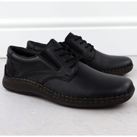 Sapatos masculinos Rieker 05211-00 Black preto 1