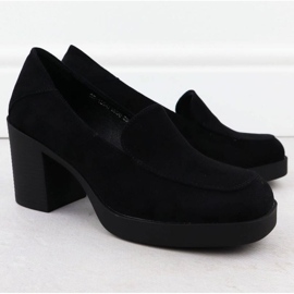 Potocki destacando sapatos em SZ12547 WOL288A preto 2