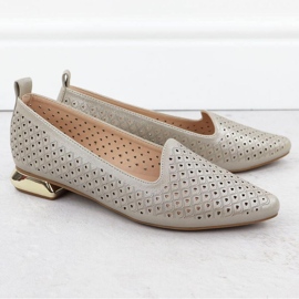 Sapatos em um calcanhar decorativo Potocki em SZ12574 WOL290 2