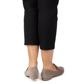 Ivbut Bombas de mulheres polonesas 1625/1 Dark Beige bege 1