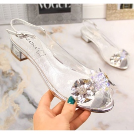 Sabatina SAB126A Sandals Tansparenty prata 1