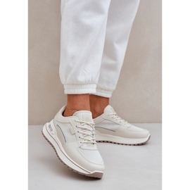 Tênis femininos Big Star NN274A088 Light Beige bege 2