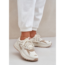 Sapatos esportivos femininos Big Star NN274A096 Hi-Polish Beige System bege 2