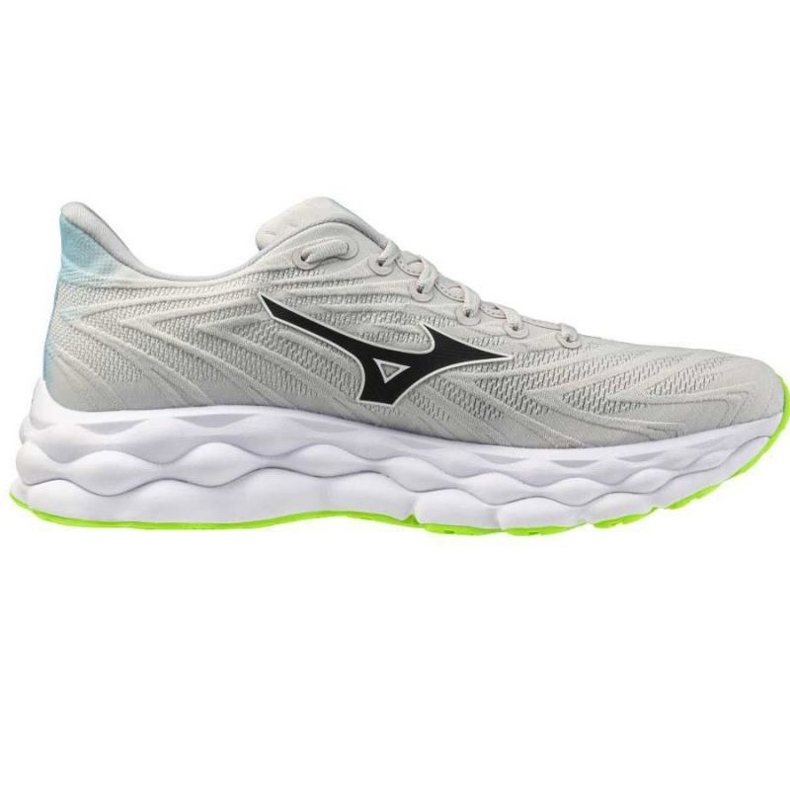 Tênis de corrida mizuno onda céu 8 j1gc240256 cinza 1