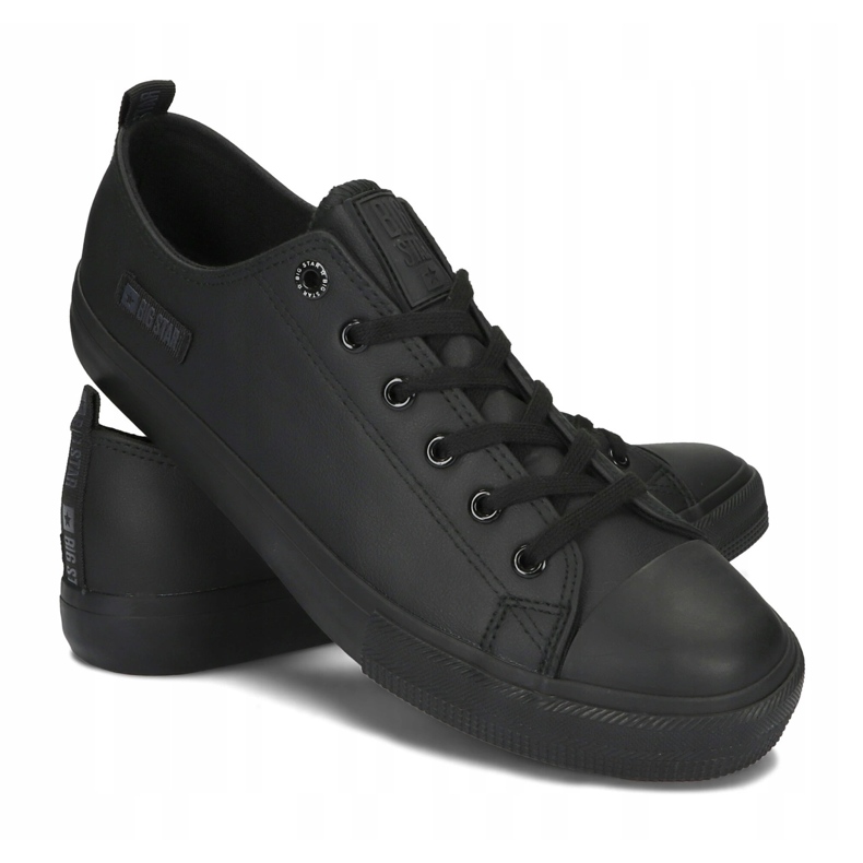 Tênis masculinos Big Star KK174009 Black Shoes 1
