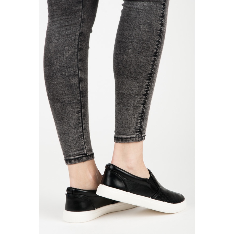 Slipons Openwork preto 1