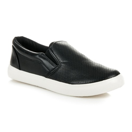 Slipons Openwork preto 2