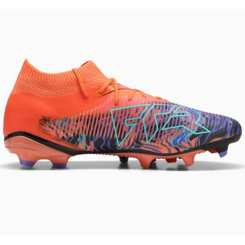 Puma Future 8 Match Creativity FG/AG 108431-01 Sapatos de futebol laranja 1