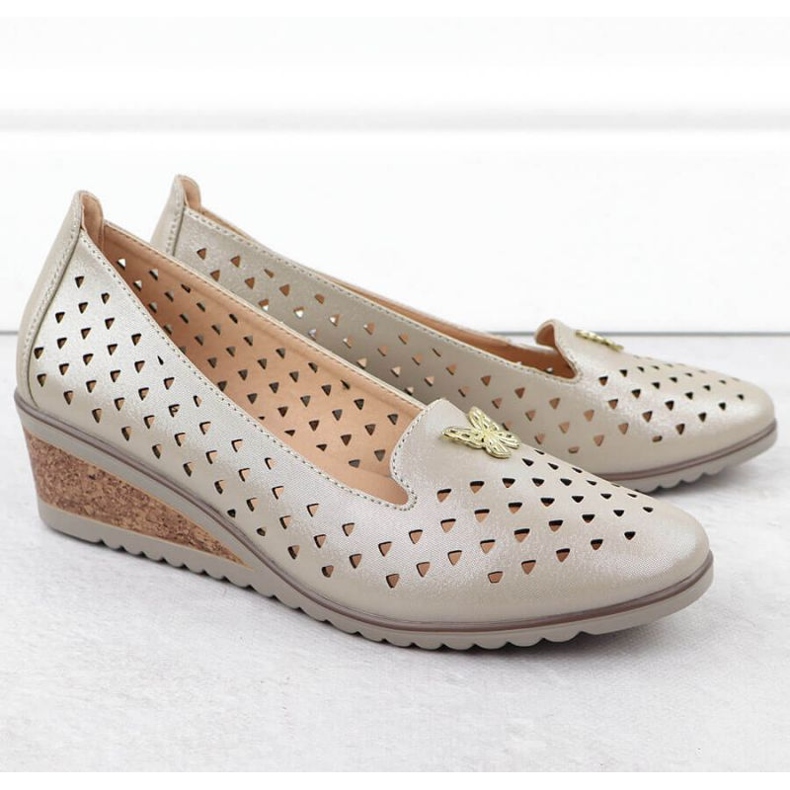 Vinceza Sapatos OpenWork em Vincez 58472 Jan359 dourado 2 Vinceza Sapatos OpenWork em Vincez 58472 Jan359 dourado 2