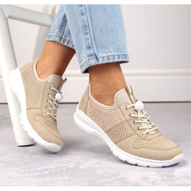 Rieker L3254-62 Sapatos esportivos bege 2