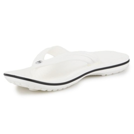 Flip-flops masculinos Crocs Crocband Flip 11033-100 branco 3