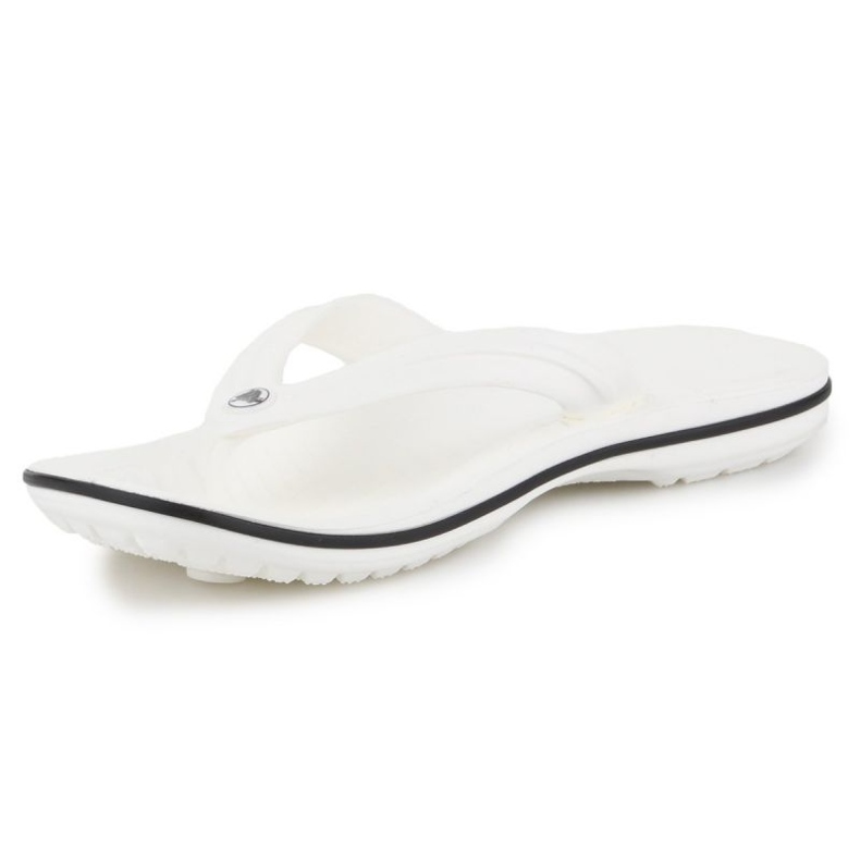 Flip-flops masculinos Crocs Crocband Flip 11033-100 branco 3
