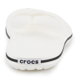 Flip-flops masculinos Crocs Crocband Flip 11033-100 branco 4