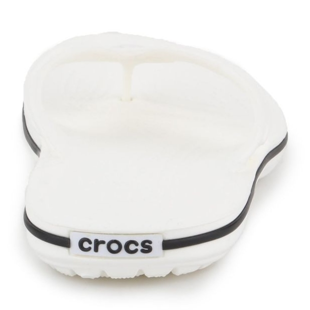 Flip-flops masculinos Crocs Crocband Flip 11033-100 branco 4