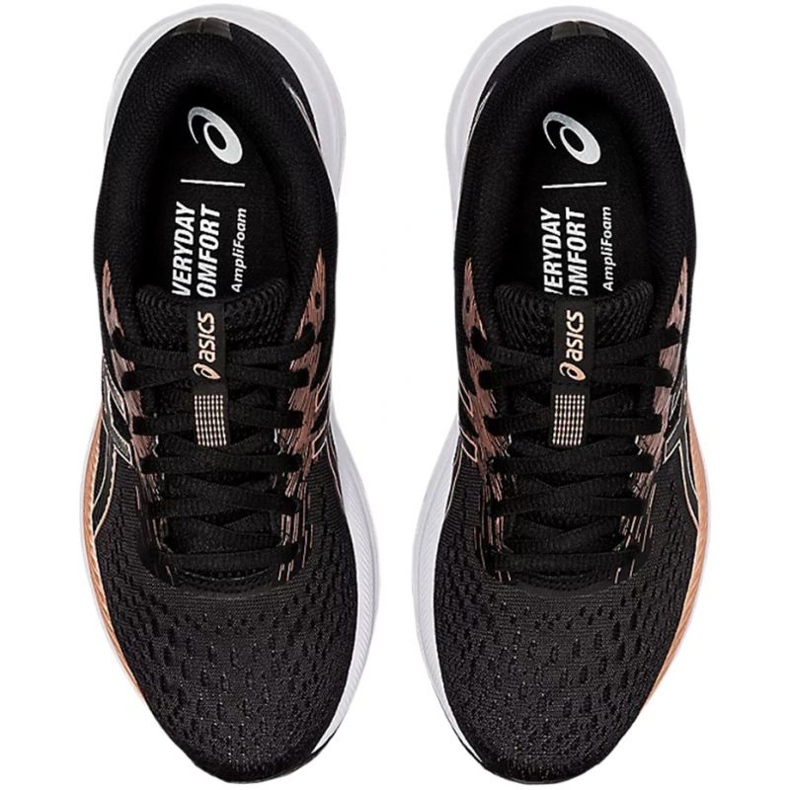 Gel ASICS excite 7 1012A562 001 tênis de corrida preto 1