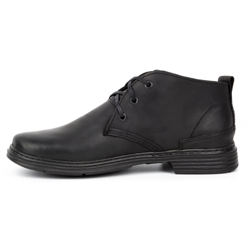 Polbut Botas de couro masculinas 191D pretas preto 2