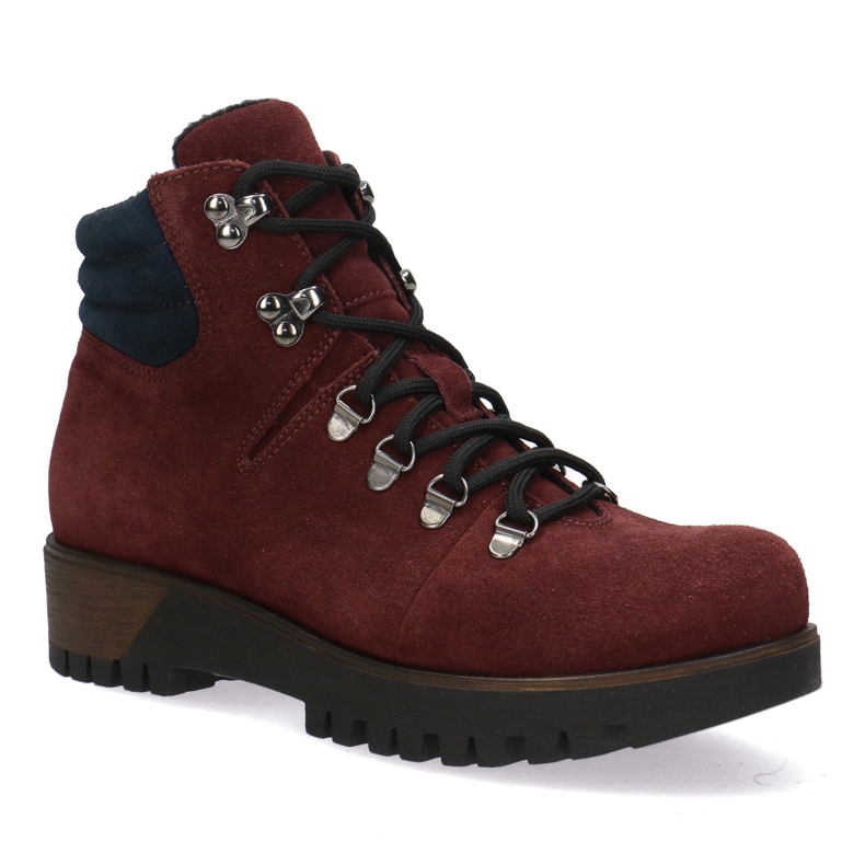 Olivier Botas femininas femininas 5-0958-034 vermelho 1