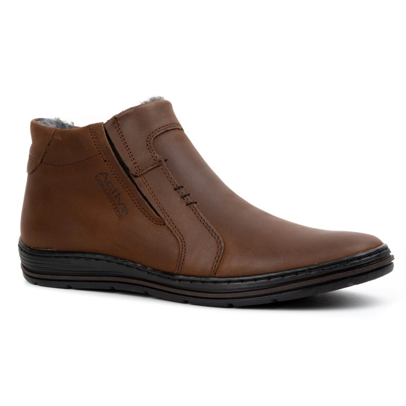 Polbut Sapatos de inverno masculino 381 marrons castanho 1