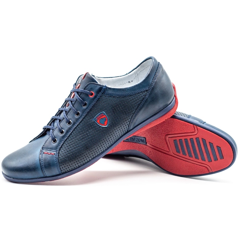 Joker Sapatos casuais masculinos 295J azul marinho 2