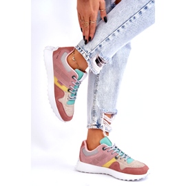 Big Star Grande estrela feminina Sneakers Pink-Beige rosa 2