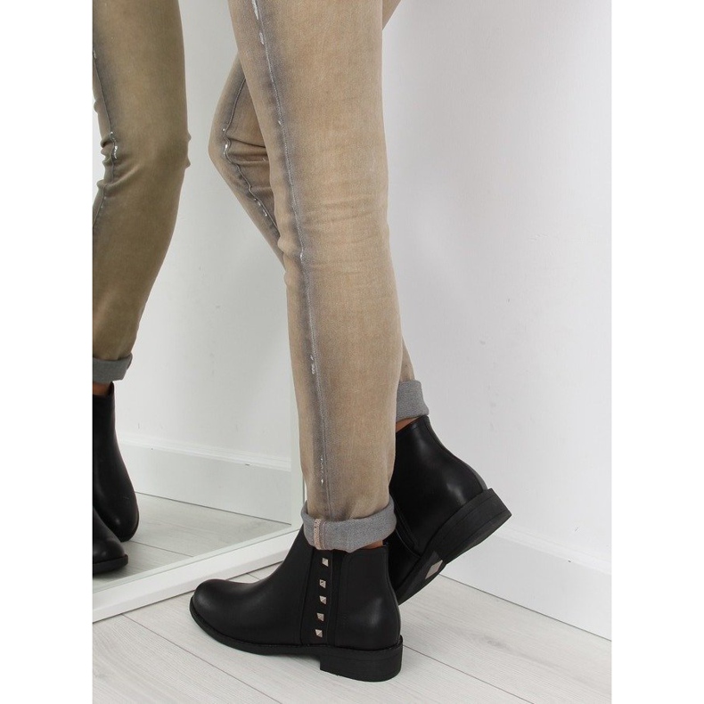 Botas Chelsea pretas para mulher CH-89 pretas preto 1