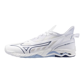 Mizuno Wave Mirage 5 X1Ga235097 Sapatos de vôlei branco 1