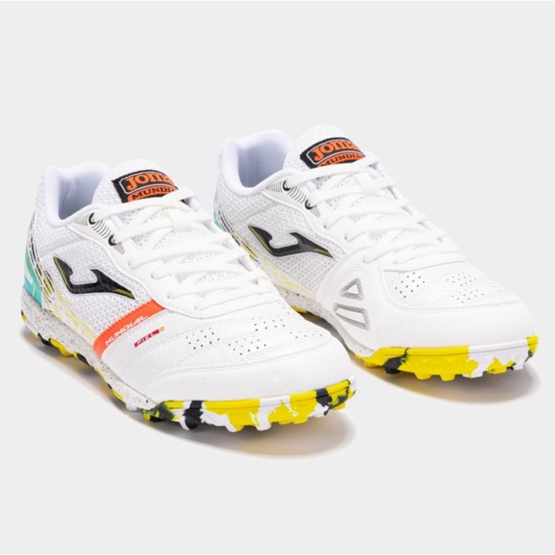 Joma Mundial 2502 TF MUNS2502TF Sapatos de futebol branco 1