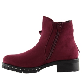 Botas Jodhpur Botas Borgonha DR11798-64 vinho vermelho 2