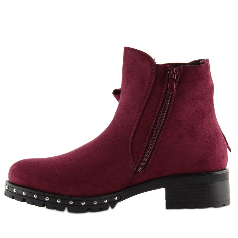 Botas Jodhpur Botas Borgonha DR11798-64 vinho vermelho 2