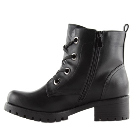 Botas pretas com atacadores HQ891 pretas preto 1
