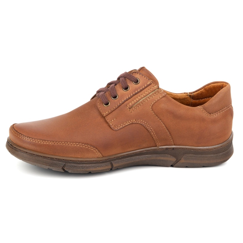 Polbut Sapatos masculinos Camelo J55 Casual marrom 1