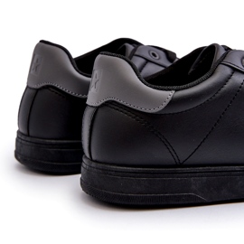 Tênis baixo masculino couro ecológico Big Star NN174284 preto 3