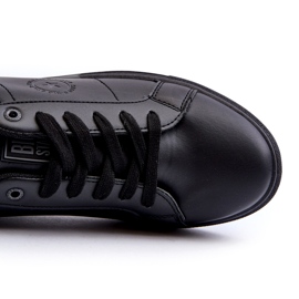 Tênis baixo masculino couro ecológico Big Star NN174284 preto 1